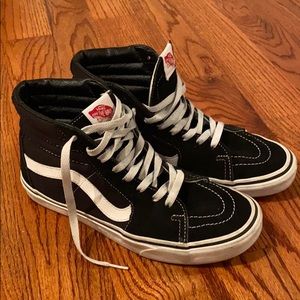 black high top vans